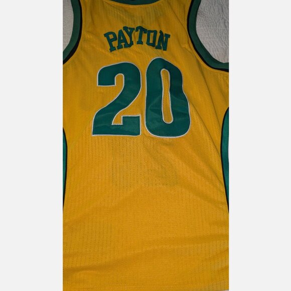 Vintage Seattle Sonics #20 Payton Jersey Mens Sz M #20 Adidas NBA - Picture 2 of 6